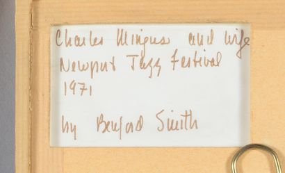 null Benford Smith 

Charles Mingus et sa femme au festival de Newport, 1971. 

Epreuve...