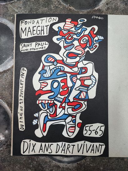 null 
Jean DUBUFFET. Catalogue de l exposition DIX ANS D ART VIVANT, 1955-1965 ,...