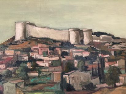 null Marcel CRAMOYSAN

Fortified village 

Oil on canvas

Signed lower left 

73...