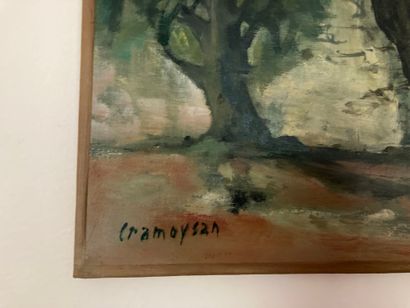 null Marcel CRAMOYSAN

Fortified village 

Oil on canvas

Signed lower left 

73...