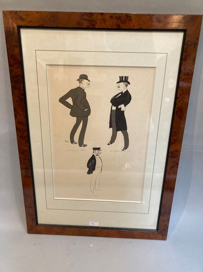 null framed SEM lithograph representing three men in costume

Annotated M.le Cte...