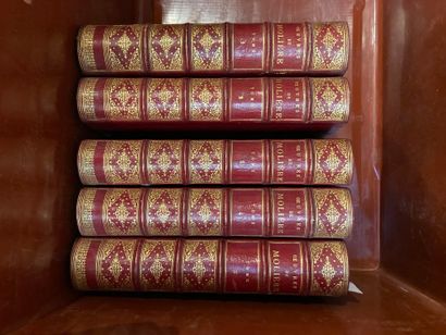 null Crate of books are : Complete works of Moliere 5 volumes. 

La Fontaine and...