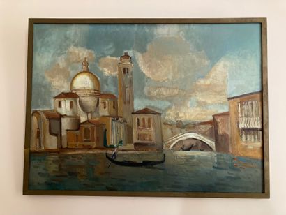 Roger TOLMER

View of Venice 

Oil on canvas

Signed...