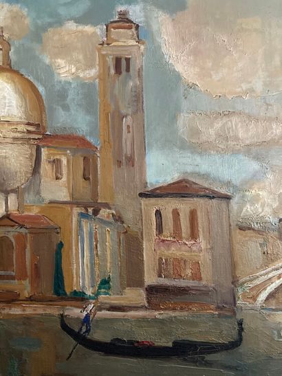null Roger TOLMER

View of Venice 

Oil on canvas

Signed lower left 

73 x 100 cm...