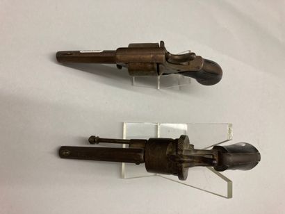 null Two revolvers, a Lefaucheux system, caliber 7mm, mechanics faulty (probably...