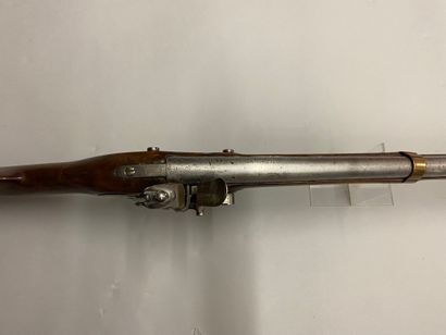 null Fusil à silex de bord modèle 1779/1786, canon à deux pans latéraux puis rond,...