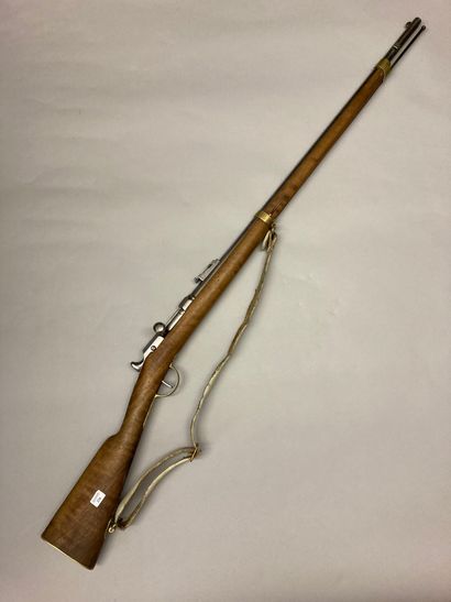 null Chassepot rifle model 1866 of the national defense, breech box marked: "Devisme"...