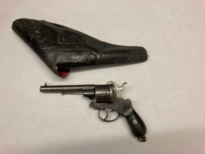 null Revolver à broche système Lefaucheux, calibre 12 mm, fabrication liégeoise,...