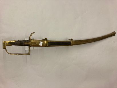 Light cavalry officer's saber, German style...