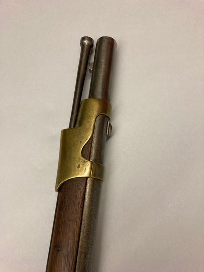 null Percussion rifle model 1822 T bis, barrel stamped and dated: "1839", length...