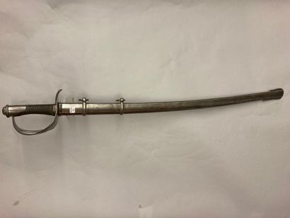 Cavalry sword of foreign model, flat iron...