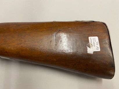 null Long blunderbuss probably of navy with flint, iron barrel, octagonal on the...