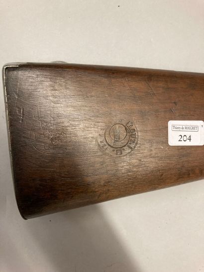 null Fusil à percussion de marine modèle 1842, canon bien poinçonné et daté: "1846";...