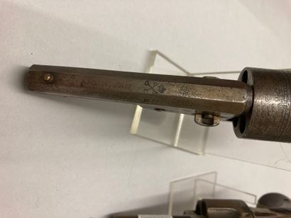 null A Pocket Navy type revolver, model 1862, made in Liège, marked on the top of...