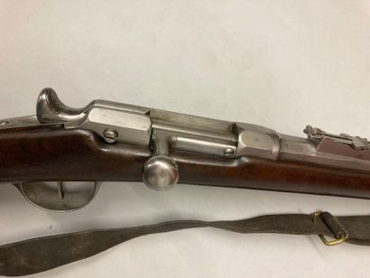 null Rifle model 1866 called Chassepot, barrel stamped and dated "T 1869", breechblock...