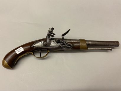 Pistolet à silex de marine modèle 1786, 1er...
