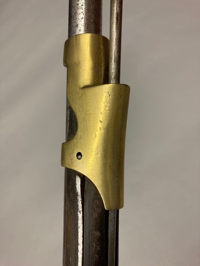 null Fusil à percussion de marine modèle 1822 T, canon bien poinçonné et daté: "1829";...