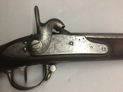 null Fusil d'infanterie modèle 1822Tbis, canon poinçonné et daté 1840, platine de...