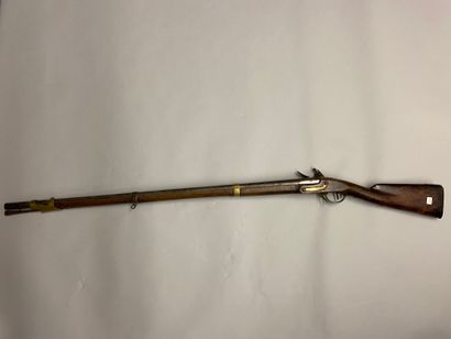 null Marine flintlock rifle probably of the colonies or the naval guards, type 1779/1786,...
