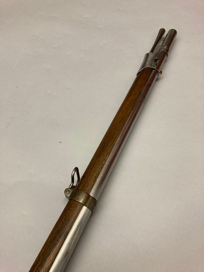 null Fusil d'infanterie modèle 1777, platine poinçonnée et signée : "Maubeuge Manuf...
