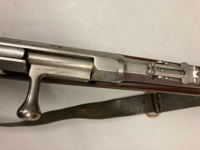 null Fusil modèle 1866 dit Chassepot, canon poinçonné et daté "T 1869", bloc culasse...