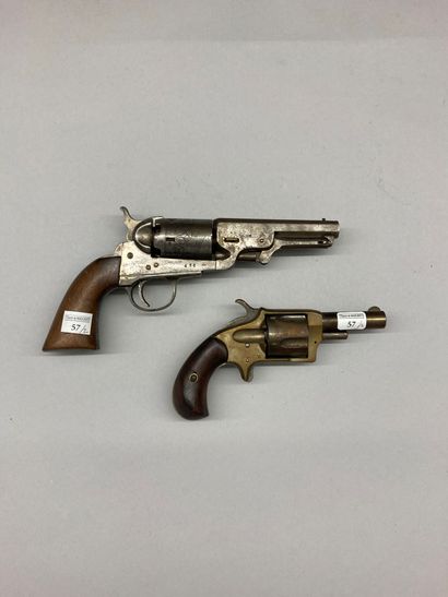 A Pocket Navy type revolver, model 1862,...