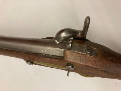 null Percussion rifle model 1822 T bis, barrel stamped and dated: "1839", length...