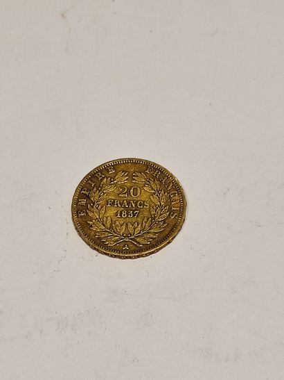  Pièce de 20 Francs or 1857 
