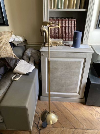 null Brass reading light with a VIBIA label