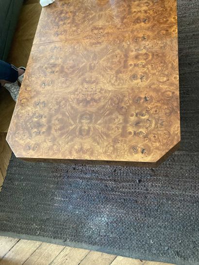Rectangular coffee table with cut sides in...