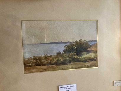 null Ecole moderne, paysage lacustre aquarelle signée A. Lynch

10 x 15,5 cm