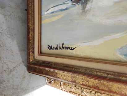 null Roland Lefranc Matinée à Deauville_x000D_

Huile sur toile, signée en bas à...