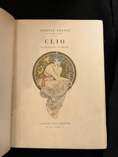FRANCE (Anatole) Clio. Paris, Calmann-Lévy, Éditeur, 1900.
In-12, demi-maroquin violine...