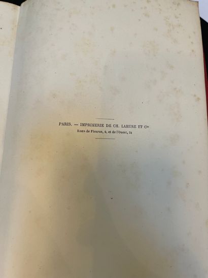 TAINE (Hippolyte) Voyage aux eaux des Pyrénées. Paris, Librairie de L. Hachette et...