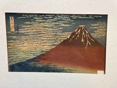 Utagawa Hiroshige (1797-1858) Deux oban yoko-e, dont un de la série Tokaido gojusan...