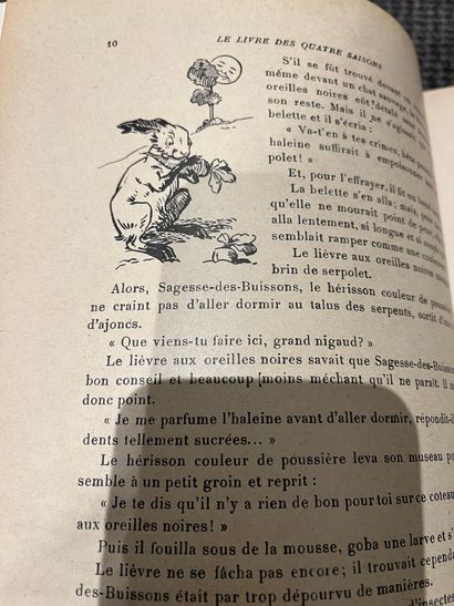 PÉROCHON (Ernest) Le Livre des quatre saisons. Paris, Librairie
Delagrave, 1930....