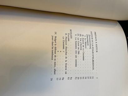 MALLARMÉ (Stéphane) Igitur ou la Folie d'Elbehnon. Paris, Librairie
Gallimard, Éditions...
