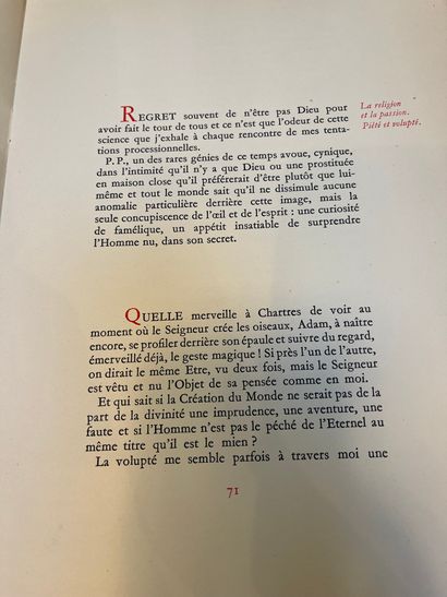 [JOUHANDEAU (Marcel)] Carnets de Don Juan par l'auteur du Traité de l'abjection....