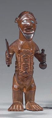 Statuette Bembé (Congo) Le personnage masculin...