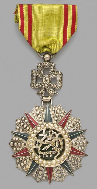 Officer's cross of the order of Nicham Iftikar...