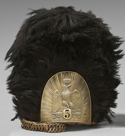 Grenadier's hair cap of the 3rd Imperial...
