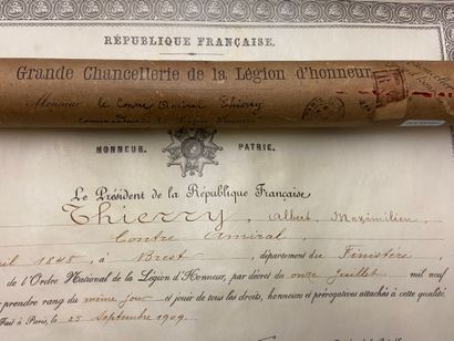 null Patent of commander attributed to Albert Maximilien Thierry, dated September...
