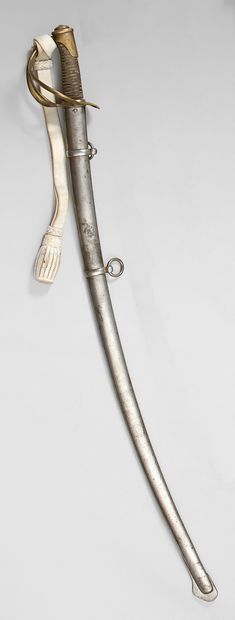 Light cavalry saber, model 1822, three-pronged...