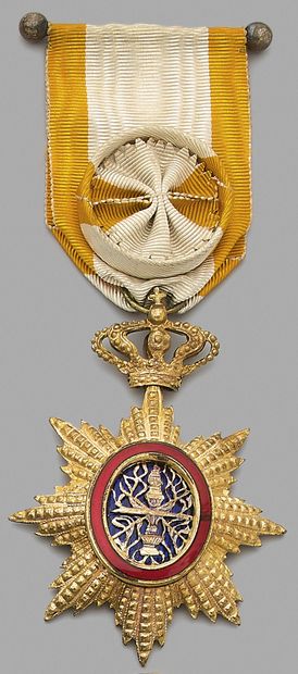 Cross of the Royal Order of Cambodia in gilt...