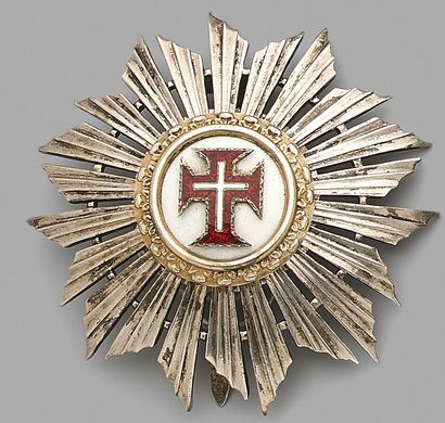 Plate of commander of the order of Christ...