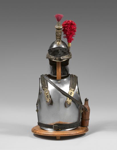 Cuirassier set:
Helmet model 1859, iron bomb...
