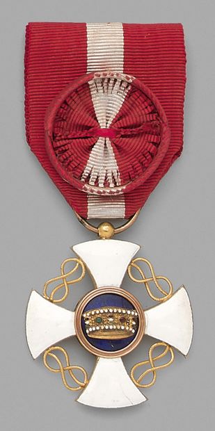 Officer's Cross of the Order of the Crown...