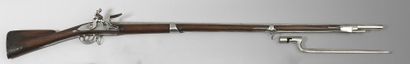 Rare fusil d'infanterie à silex modèle 1763,...