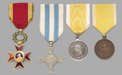 A knight's cross of the Order of Pius (1847)...