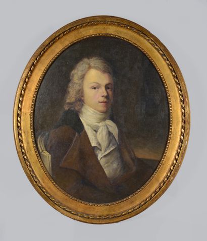D'après école FRANÇAISE du début du XIXe siècle Portrait de Talleyrand jeune
Reproduction...